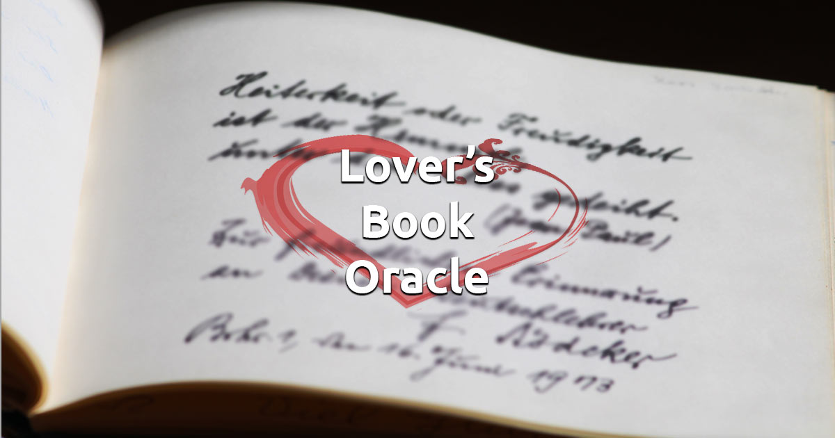 Free Online Lover's Book Oracle